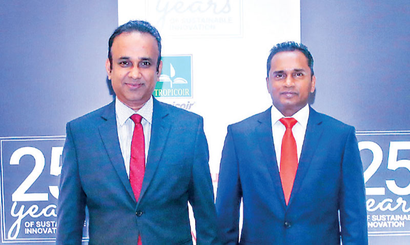 Plantation Industries and Industries Minister Dr. Ramesh Pathirana and TEG Managing Director and CEO Dinesh Fernando